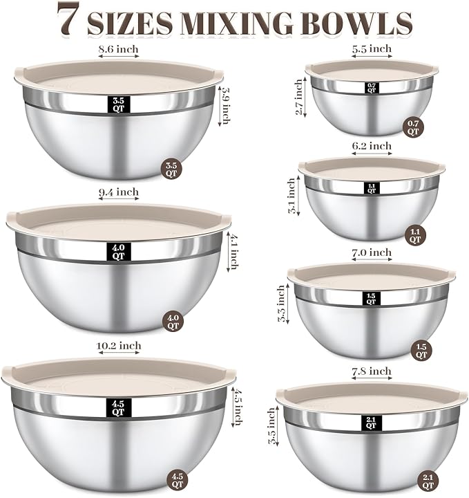 Mixing Bowls with Lids Set - Image 2