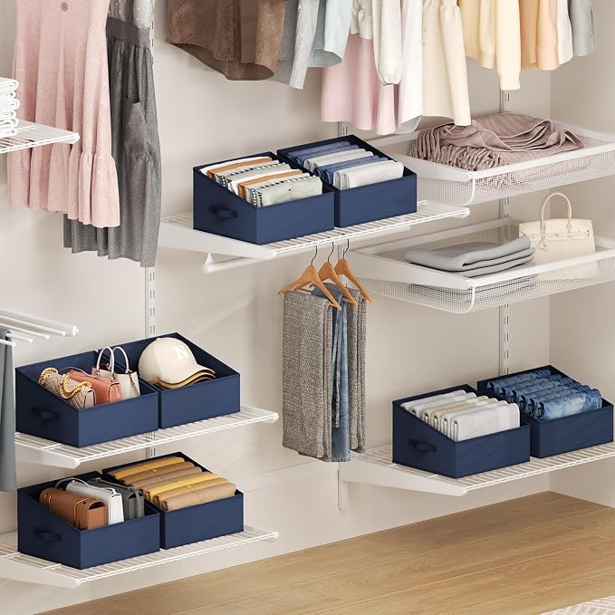 DIMJ Closet Storage Bins 10 Pack - Image 3