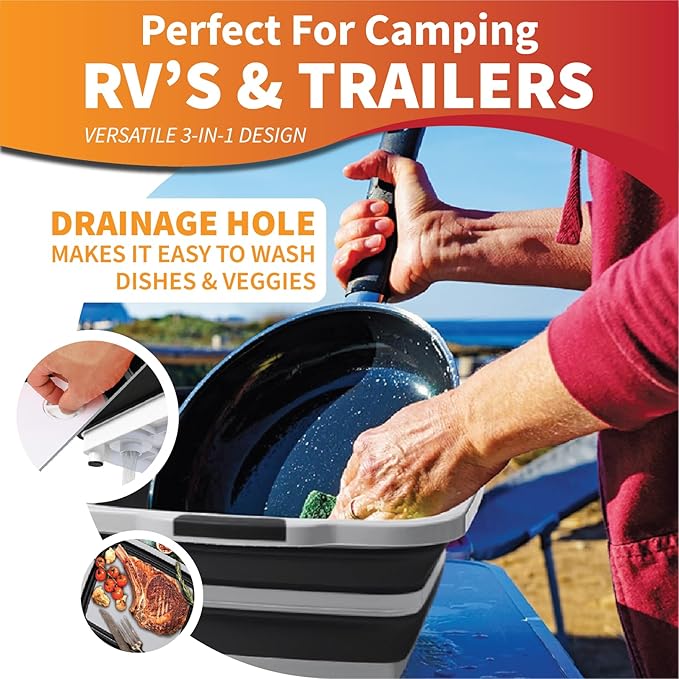 All-in-One Collapsible BBQ Prep Tub - Image 3