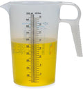 32oz Measure Pitcher with Convenient Conversion Chart – Extra Strong Food Grade by Turnah