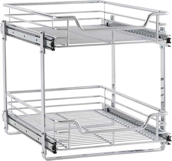 Household Essentials Glidez Multipurpose Chrome-Plated Steel Pull-Out/Slide-Out - Image 12