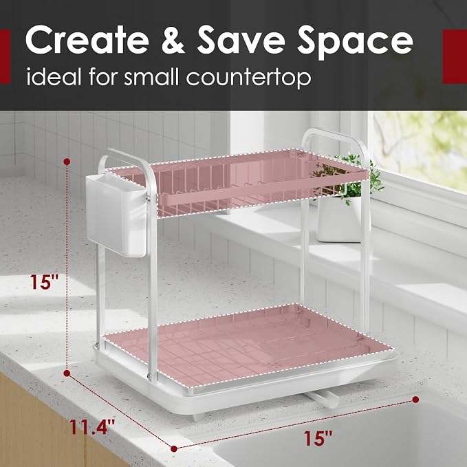 Sakugi 2-Tier Dish Drying Rack - Image 2