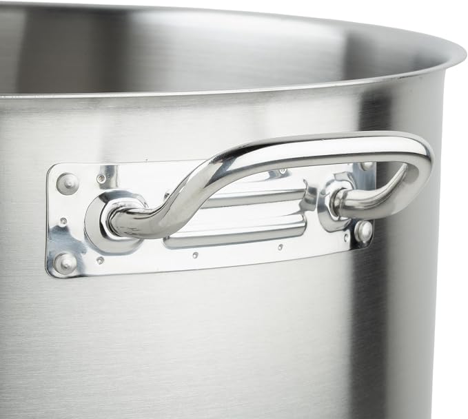 Winco Heavy-Duty Stainless Steel Stock Pot - Image 4