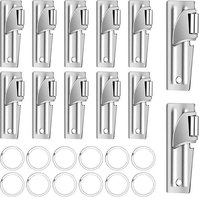 12 Pieces Military Style Can Openers by Anglecai