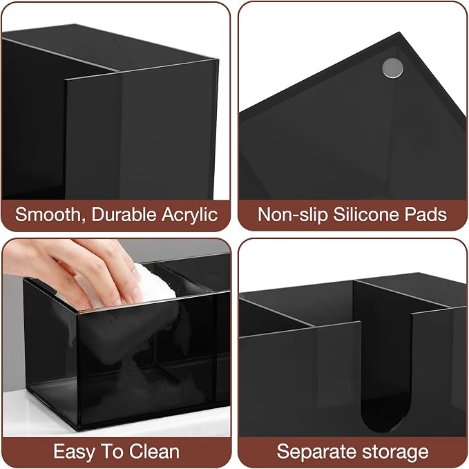 Acrylic Coffee Cup Holder for Countertop, 3 Slots Acrylic Coffee Bar - Image 5