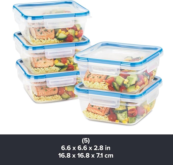 Snapware Plastic Total Solutions Food Storage Containers Set, Airtight & - Image 2