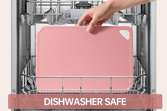 THETCHRY Plastic Cutting Board Set, Cutting Board - Image 4