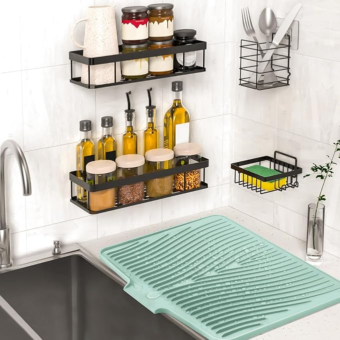 TIKNIK Silicone Dish Drying Mat, Stone Drying Mat - Image 6