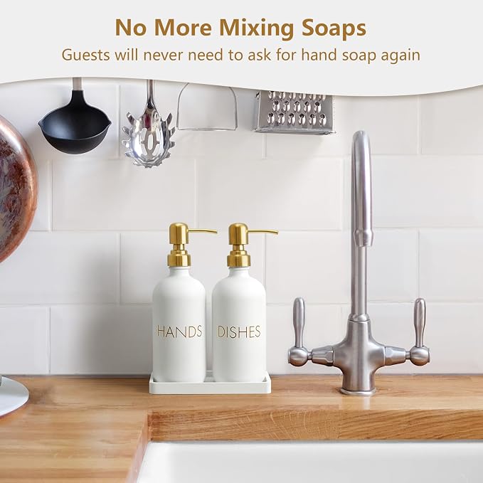 Glass Dish and Hand Soap Dispenser Set - Image 2