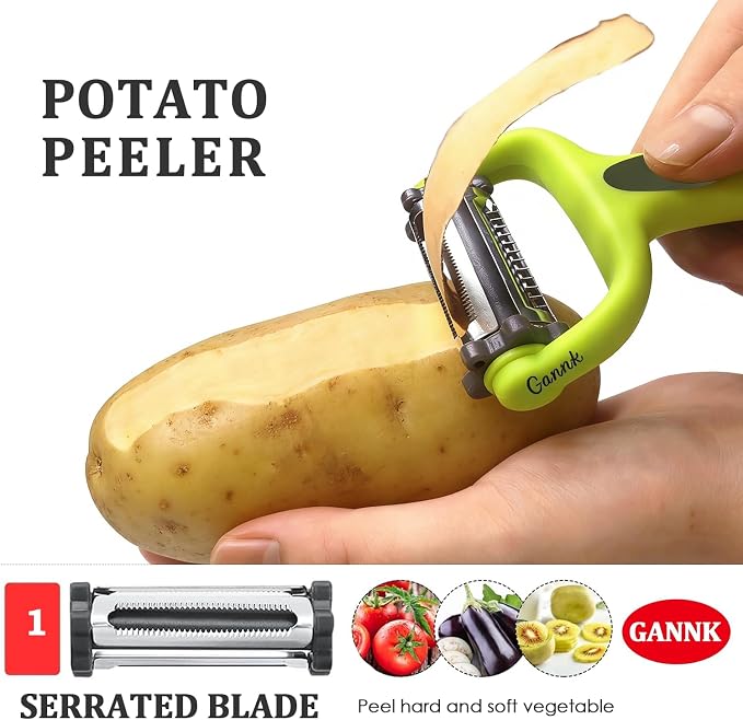 GANNK Potato Apple Vegetable Peelers - Image 2