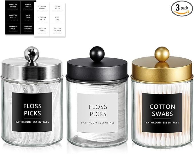 SheeChung 3-Pack Glass Apothecary Jars by SheeChung
