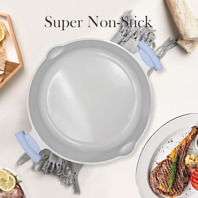AIKENBBKK Ceramic Frying Pan Skillet Nonstick - Image 8