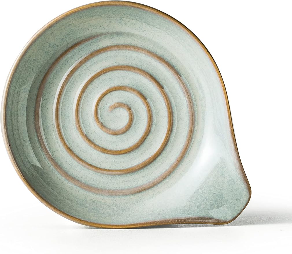 Spoon Rest, Large Ceramic Spoon Holder - Image 2