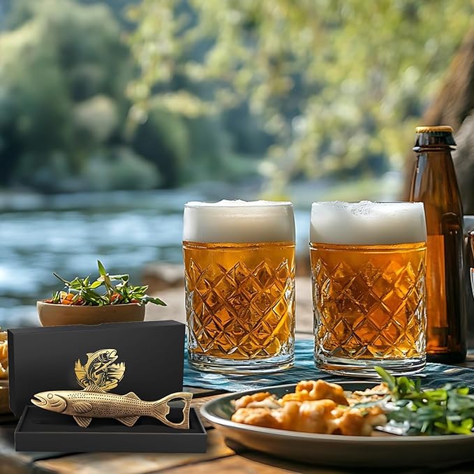 Unique Fishing Gifts for Men, Vintage Beer Bottle Opener Fathers Day Birthday - Image 4