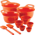 Rachael Ray Pantryware Mixing Bowl Measuring Cup and Utensil Set, 10 Piece by RachaelRayKitchenware