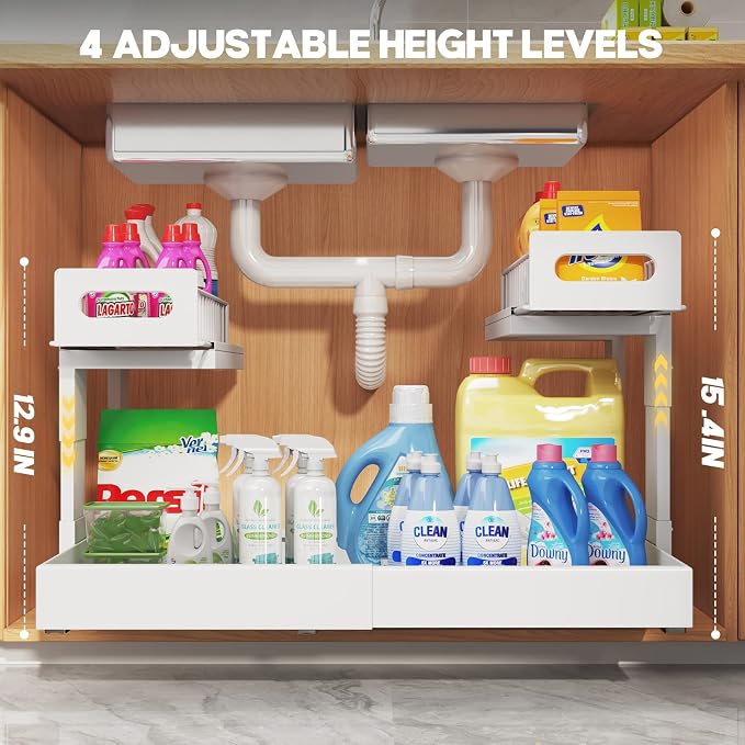 1 Pack Expandable Under Sink Organizers Storage - Image 8