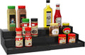 Lenwi Spice Rack Organizer for Cabinet, 3 Tier Expandable Bamboo Spice Storage by Lenwi