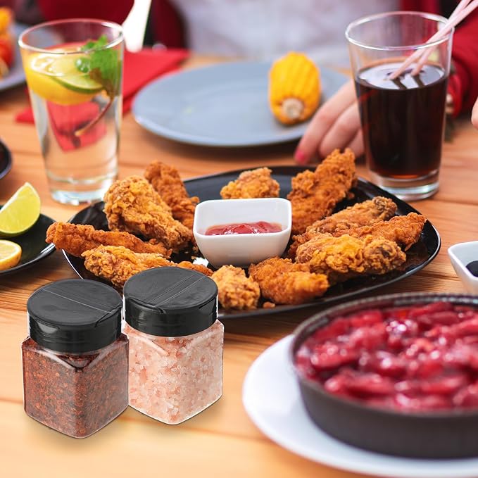 Mimorou 30 Pack Plastic Spice Jars - Image 6