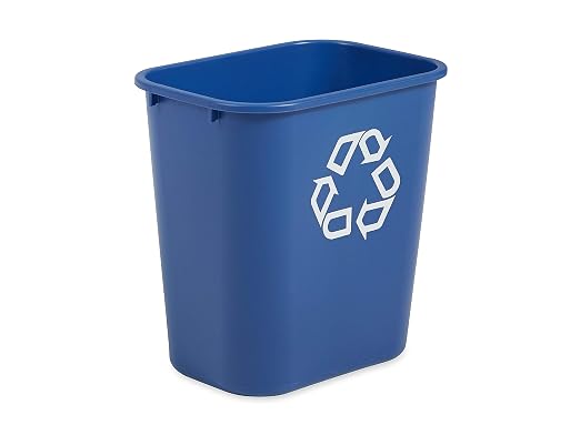 Rubbermaid Commercial Products Deskside Recycling Can, 7-Gallon/28-Quart - Image 3