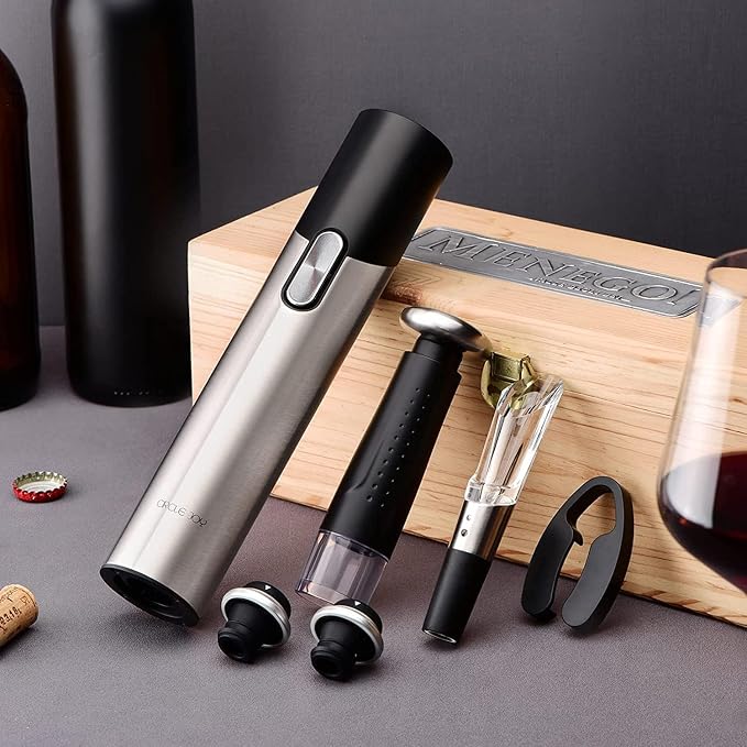 CIRCLE JOY Electric Wine Opener Set Automatic Wine Opener Kit - Image 6