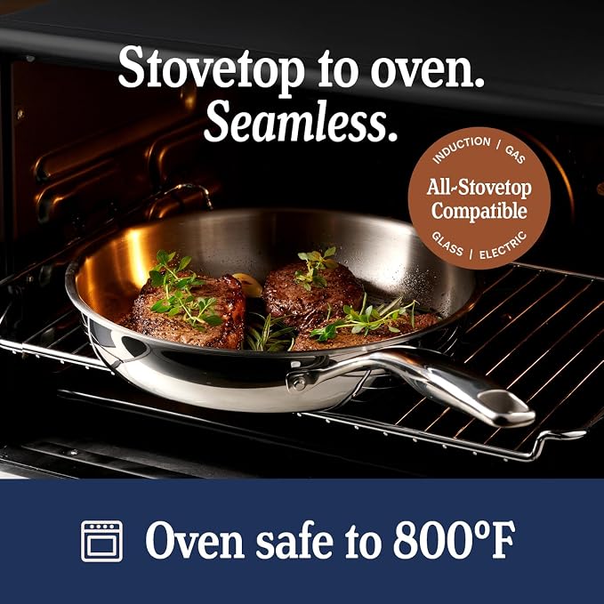 LEGEND COOKWARE 5-Ply Stainless Steel 1.5-Quart Sauce Pan - Image 6