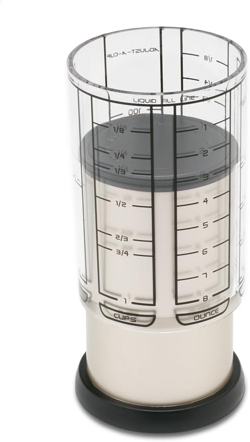 KitchenArt Professional Series 2 Cup Adjust-A-Cup, Champagne Satin, Adjustable by KitchenArt