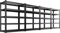 Set of 4 71"H Garage Shelving-3000LBS 5 Tier Storage Shelves, Adjustable Heavy by Unknown