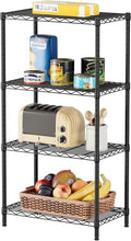 SINGAYE 4 Tier Storage Rack Wire Shelving Unit Shelves Metal by SINGAYE