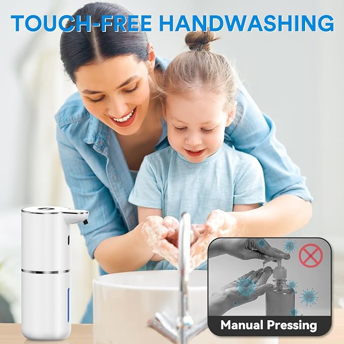 Automatic Foaming Soap Dispenser Touchless, Rechargeable Electric Hand ＆ Dish - Image 8