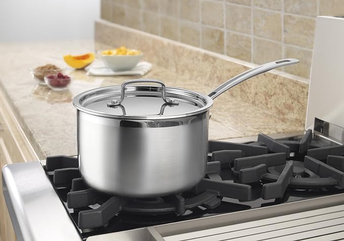 Cuisinart 4-Quart Skillet, Stainless Steel Cookware Multiclad Pro Triple Ply - Image 2