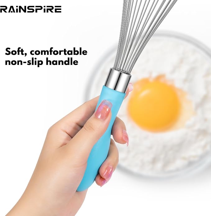 Rainspire 12-Inch Wire Whisk Stainless Steel, Balloon Whisks - Image 4