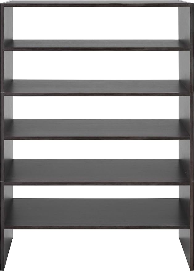 Whitmor Wood Stackable 2-Shelf Shoe Rack, 24 INCH - Image 8