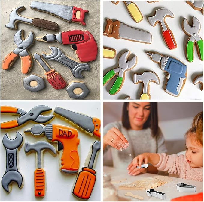 Construction Tool Cookie Cutter Set of 9 - Image 3