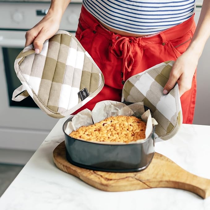 Cotton Pot Holders for Kitchen Heat Resistant Potholder, Hot Pads, Trivet - Image 4