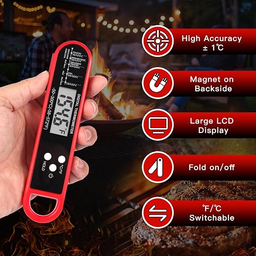 Digital Meat Thermometer for Cooking and Grilling - Image 2