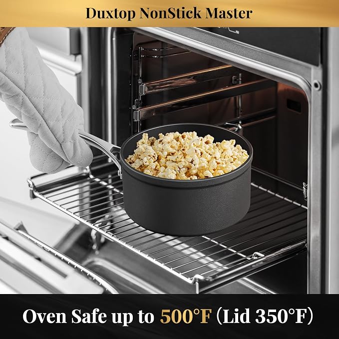 Duxtop Nonstick Master Saucepans 3 Quart Hard Anodized Sauce Pan - Image 7
