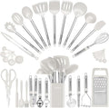 Kitchen Utensil Set-Silicone Cooking Utensils-33 Kitchen Gadgets & Spoons by BESTZMWK