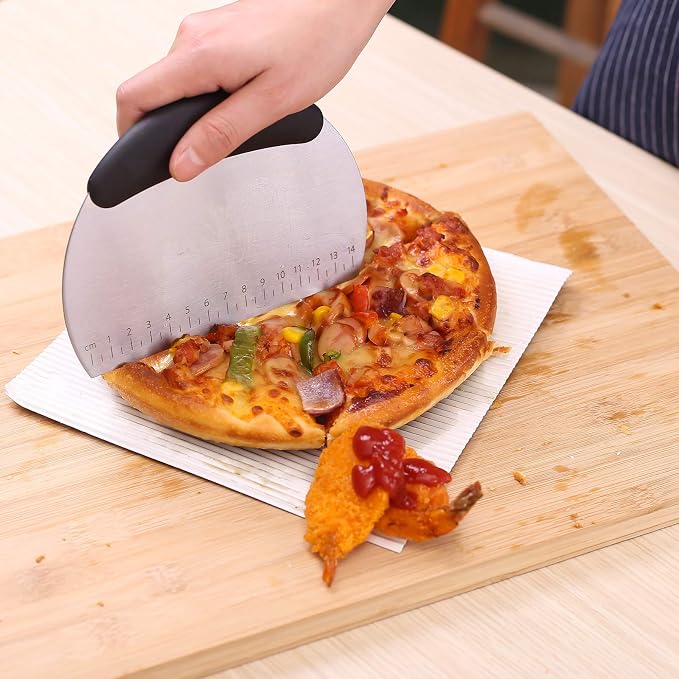 1 pcs Dough Pastry Scraper Chopper/Stainless Steel Dough Scraper Cutter - Image 5