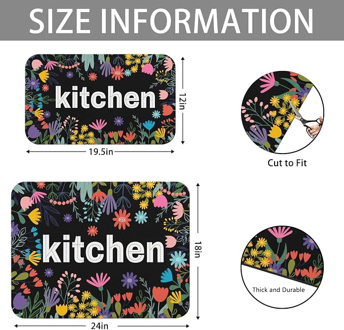 Dish Drying Mat for Kitchen Counter 2 Pack - Image 5