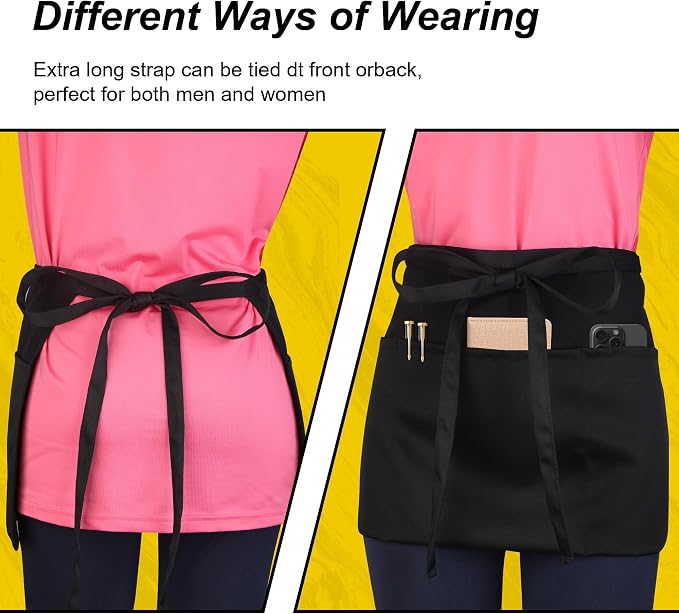 Server Waitress Waist Apron - Image 3