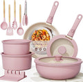Astercook 21 Pcs Pots and Pans Set Non Stick, Ceramic Cookware Set Detachable by Astercook