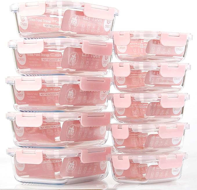 C CREST Glass Meal Prep Containers, Food Storage Containers - Image 8