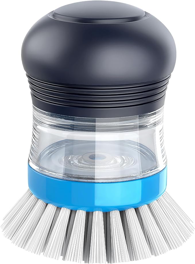 MR.SIGA Soap Dispensing Palm Brush, Kitchen Brush by MRSIGA