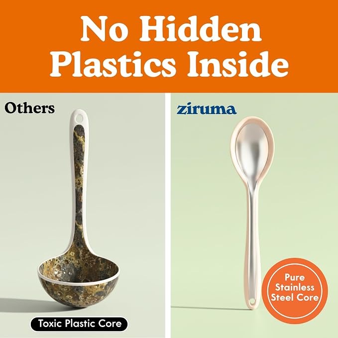 Non-Toxic Platinum Silicone Kitchen Utensil Set of 2 – Non-Scratch Cooking - Image 3