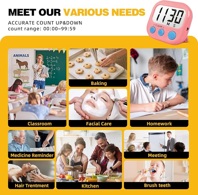 Classroom Timers for Teachers Kids Large Magnetic Digital Timer Teacher - Image 6