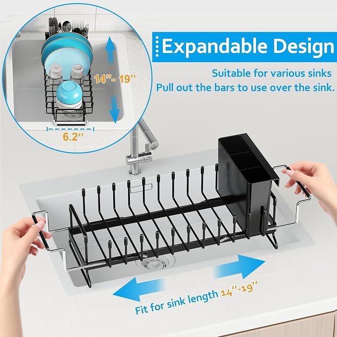 ANTOPY Sink Dish Drying Rack - Image 3