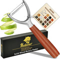 Premium high-end rosewood handle and 304 stainless steel serrated blade by KULUNkitchentoolstheperfectcookingexpert