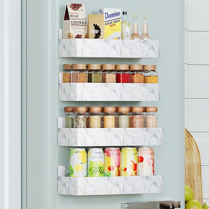 Mystozer Magnetic Spice Rack for Refrigerator, Kitchen Organizer and Storage - Image 6