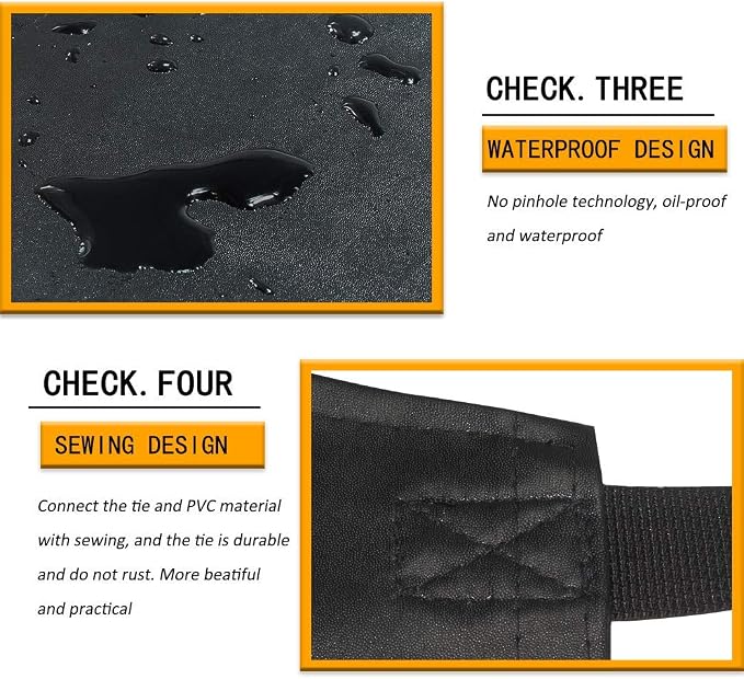Homsolver Heavy Duty Vinyl Waterproof Apron - Image 4