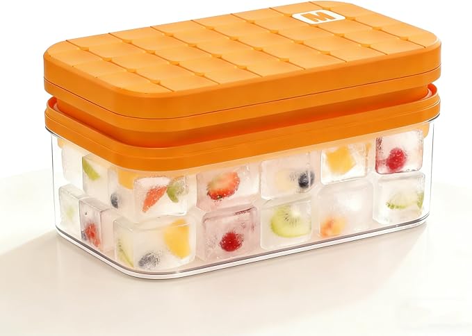 Effortless Ice Cube Tray, One-Second Release Ice Maker by AUZUX
